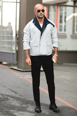 型男冬季四大穿衣神器 夹克让你过个fashion年